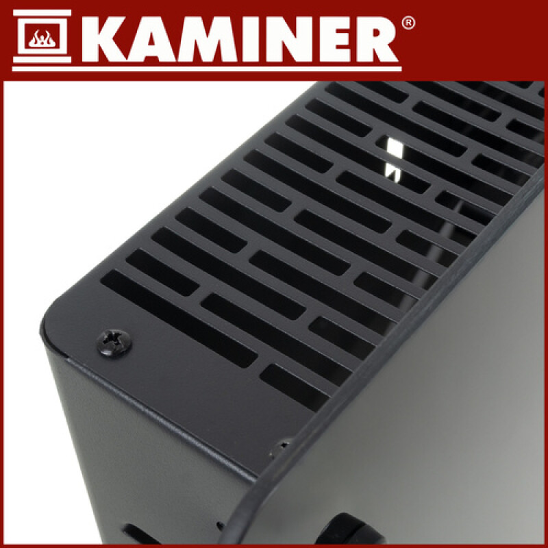 Elektriline klaasist kütteseade 2300W / 2500W taimeriga, must