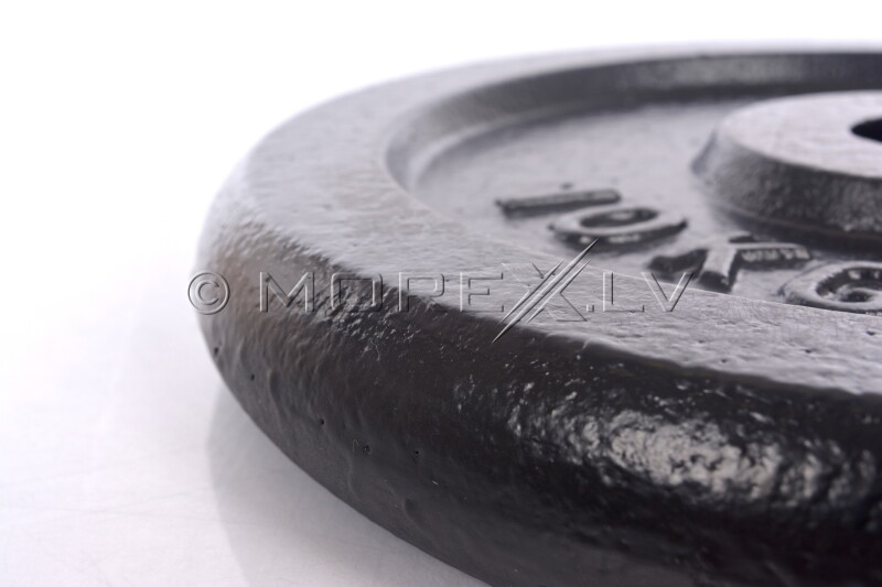 Steel weight disk for barbells and dumbbells (plate) 10kg (31,5mm)