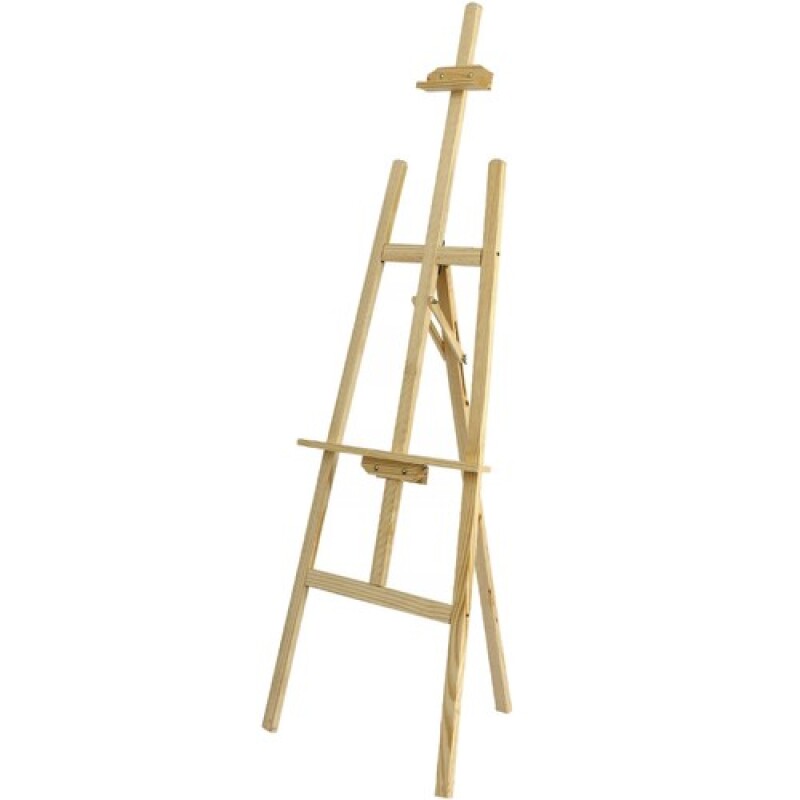 Easel with artistic painting set