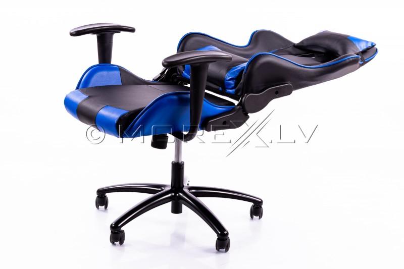 Spēļu datorkrēsls zili-melns BM2016 (gaming chair)