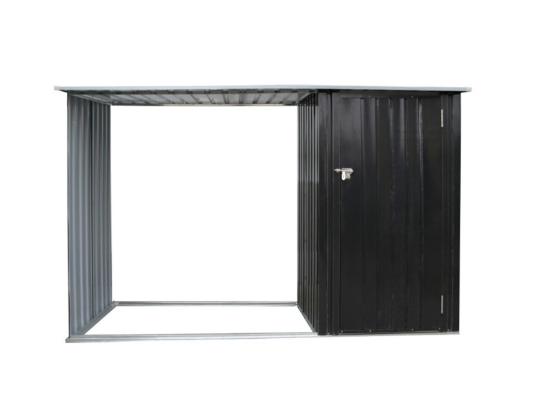 Metallist aiakuur - aiamaja, 249x103x160 cm