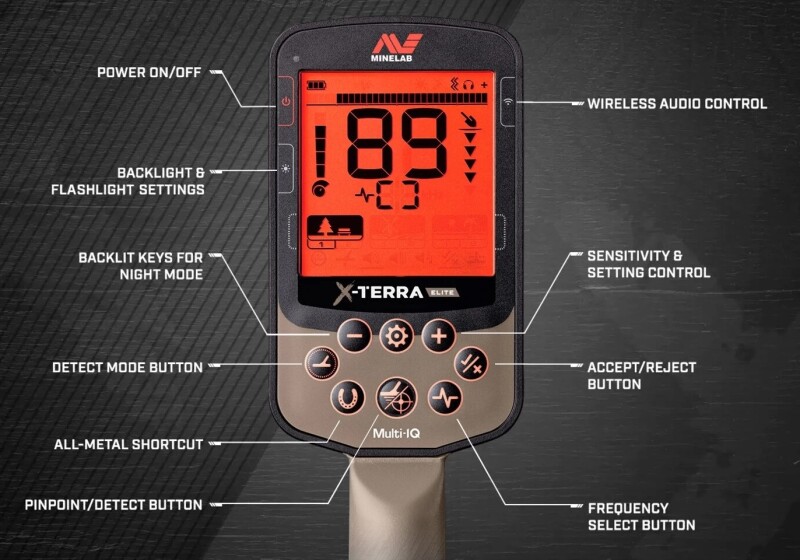 Metal detector Minelab X-Terra Elite + GIFT PRO-FIND 35