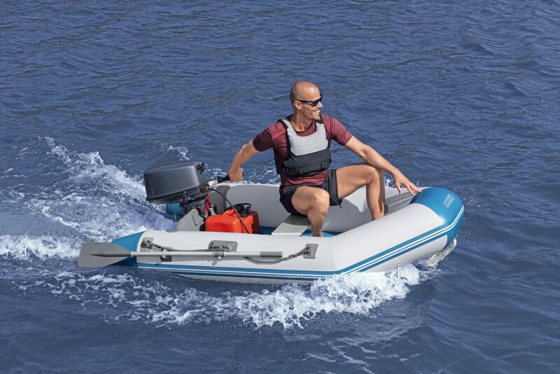 Надувная двухместная лодка Bestway Sportboot-Set Caspian, 230x130x33 cm, 65046