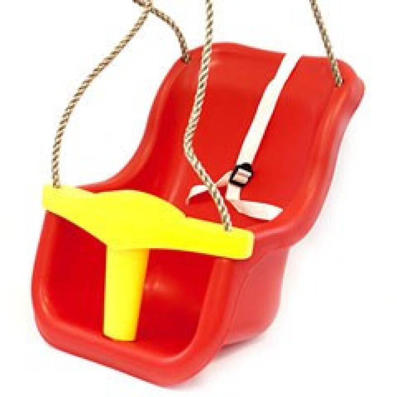 Toddler safety bar swing КВТ Luxe, yellow-red