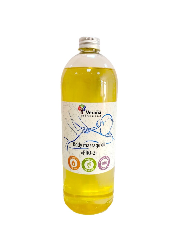 Masāžas eļļa ķermenim Verana Professional PRO-2,1 litrs (bez aromāta)