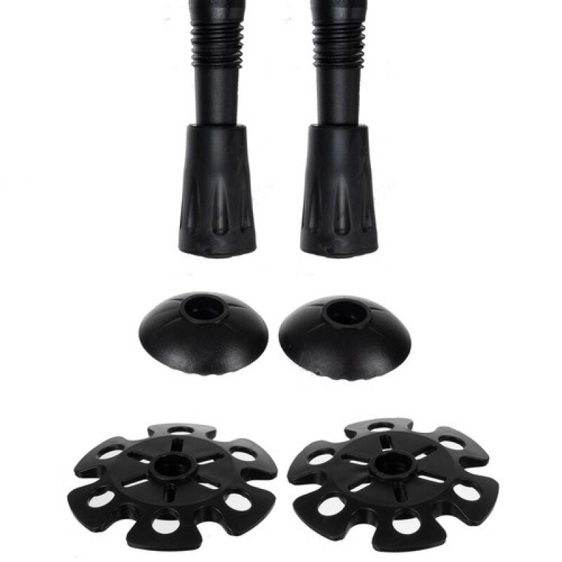 Mustad kokkupandavad matkakepid 2 tk.