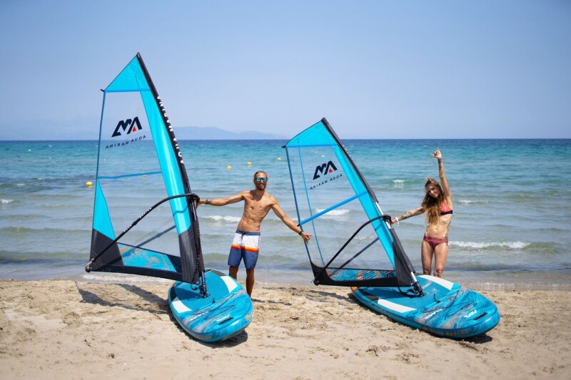 SUP доска с парусом Aqua Marina BLADE 5.0 m², 320x84x15 см BT-22BL