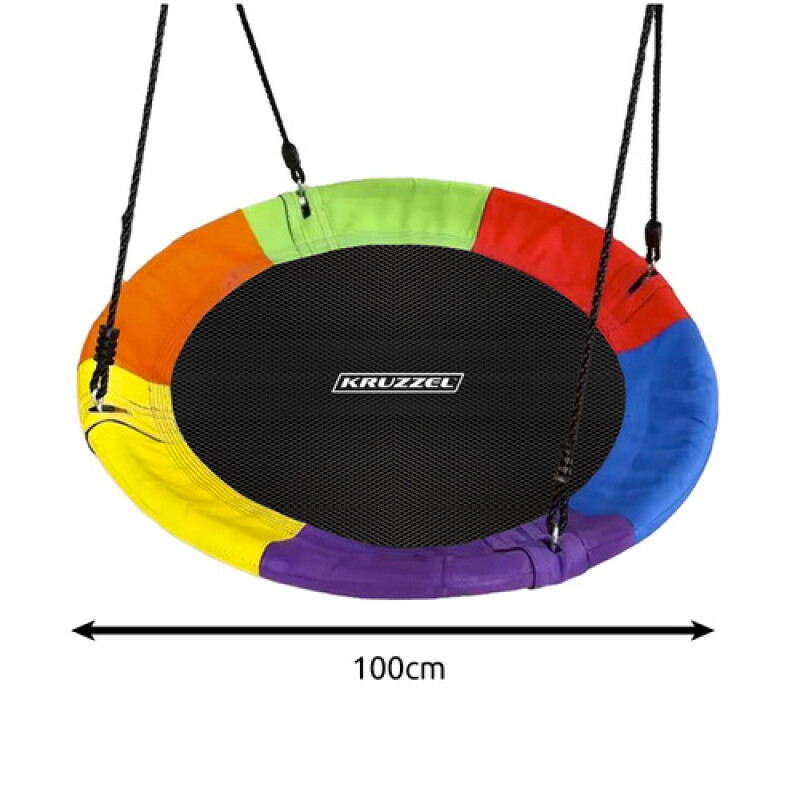Laste Kiigekure pesa Ø 100 cm, mitmevärviline