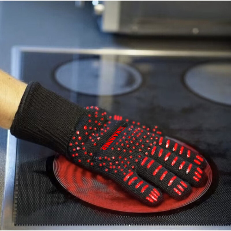 Heat-resistant grill gloves