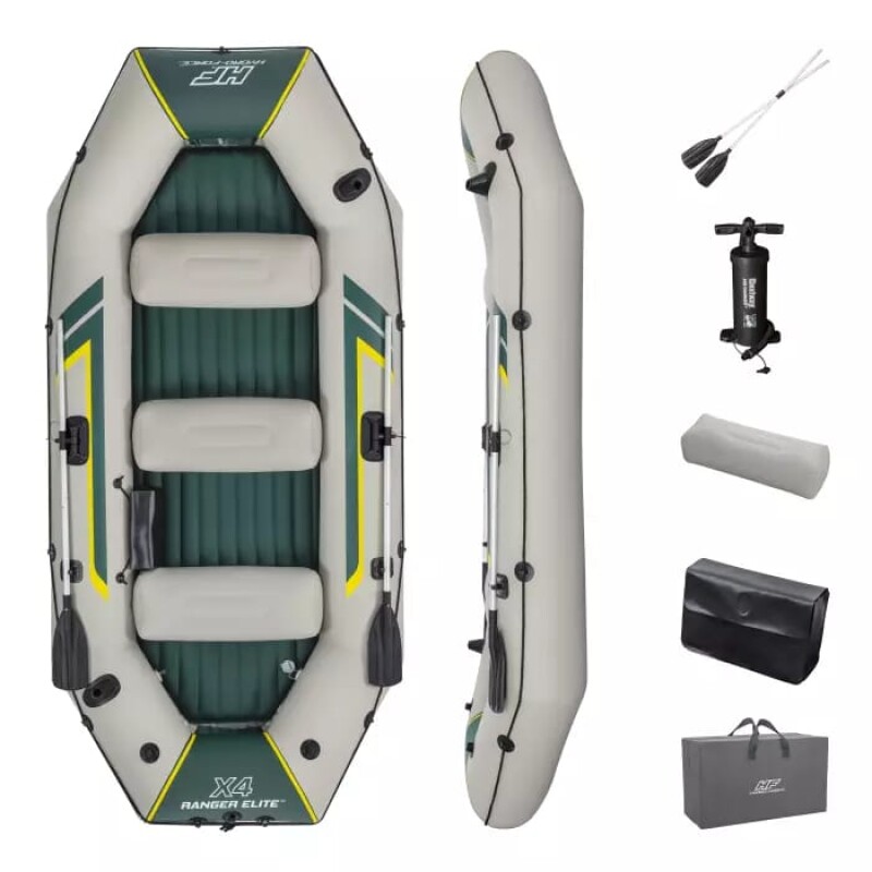 Täispuhutav paat 4-kohaline Bestway Ranger Elite X4 Raft, 320x148x47 cm, 65157