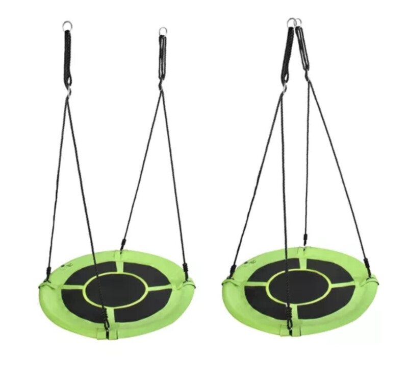 Kiik Kure pesa, Ø 100 cm, roheline-must