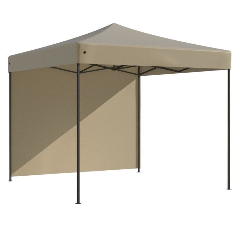 Pop Up kokkupandav telk 2.92x2.92 m, seinte ja katusega, Beež, seeria H, teras (telk, paviljon, varikatus)