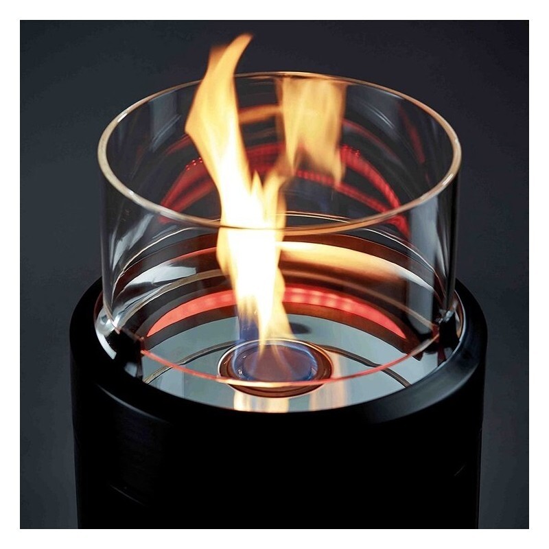 Outdoor gas fireplace Enders NOVA LED M BLACK