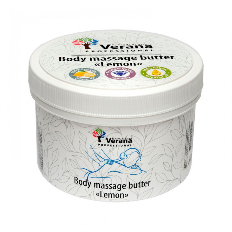 Body massage butter Verana Lemon 450 gr