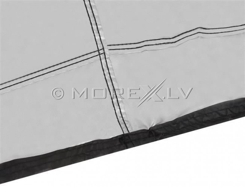 Sodo sūpynių-krėslo užvalkalas, atsparus vandeniui 225x155 cm, juodas