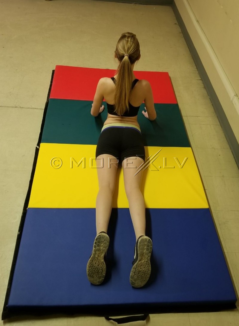 Gimnastikos kilimėlis 116x232cm daugiaspalvis YM-R4