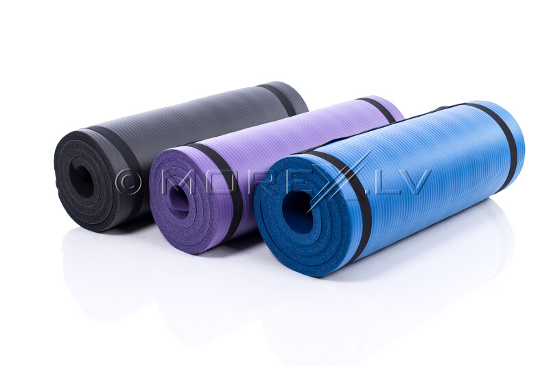 Joogatreening pilates fitness mat 179х60х1,5 cm, lilla