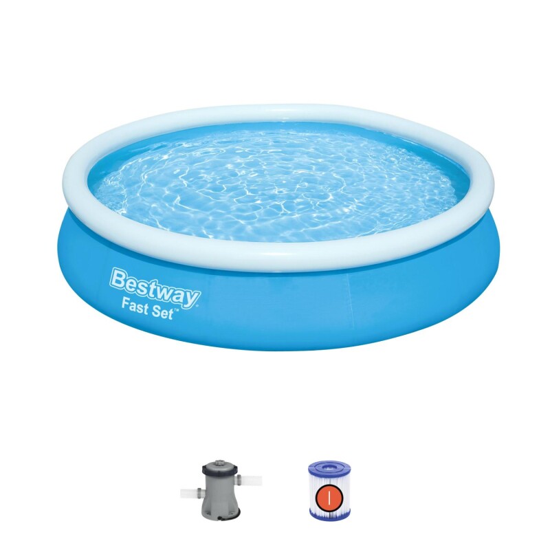 Baseinas Bestway Fast Set 366х76 cm Pool Set, su filtruojančiu siurbliu (57274)