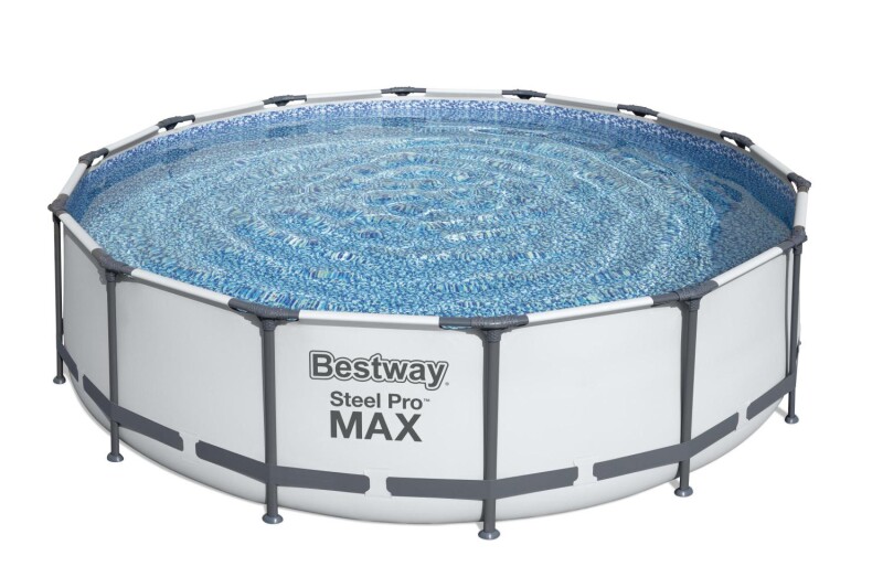 Karkasinis baseinas Bestway Steel Pro Max Set 366х100 cm, su filtruojančiu siurbliu ir priedais (56418)