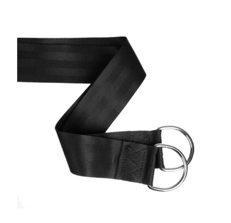 Set of 2 straps for attaching a hammock, 1,5 m, black