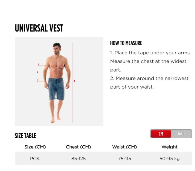Vee Ohutusvest Jobe Universal, laimiroheline