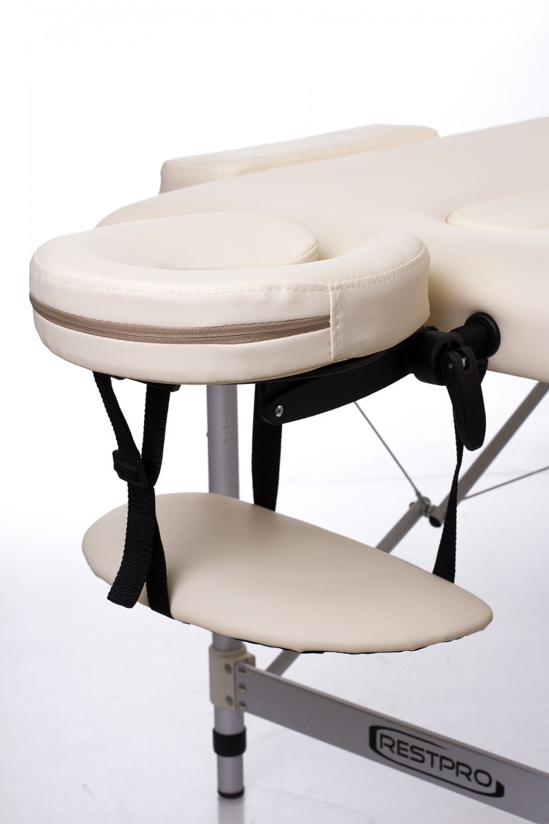 Складной массажный стол (кушетка) RESTPRO® ALU 3 Cream