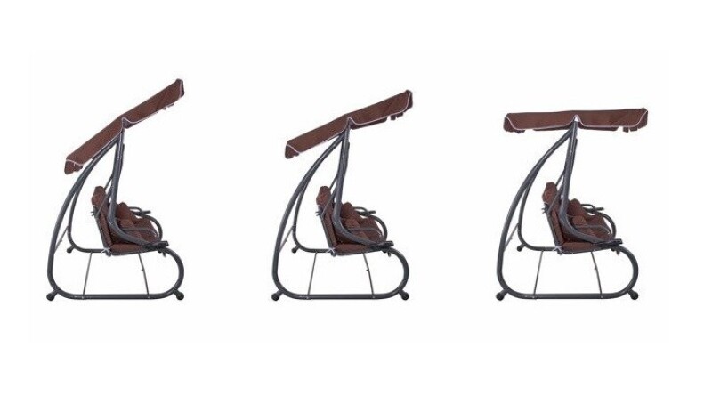 Aiakiik 230x120x164 cm, 4-kohaline, pruun