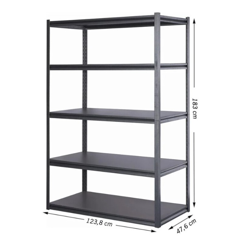 5-level storage rack Haushalt 183x123.8x47.6 cm