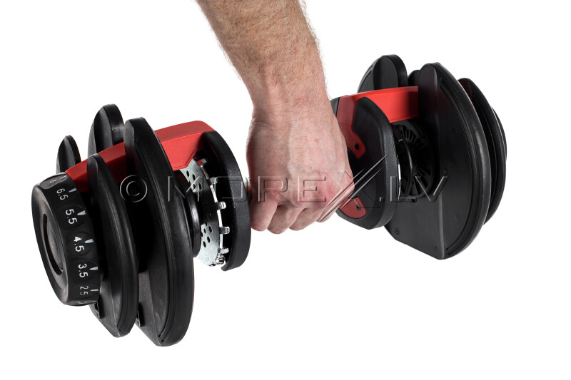 Reguleeritav hantel 24 kg (15 raskusastet)