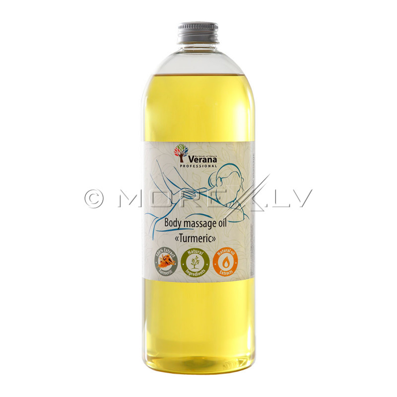 Body massage oil Verana Professional, Turmeric 1 liter
