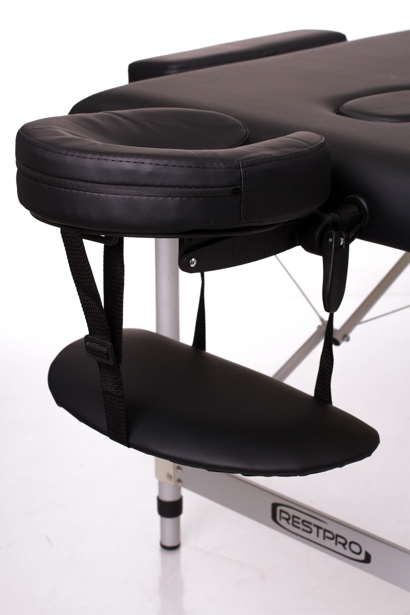 Kokkupandav massaažilaud RESTPRO® ALU 3 Black