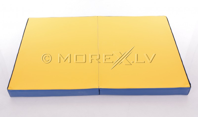Leather safety mat 80x120cm blue-yellow