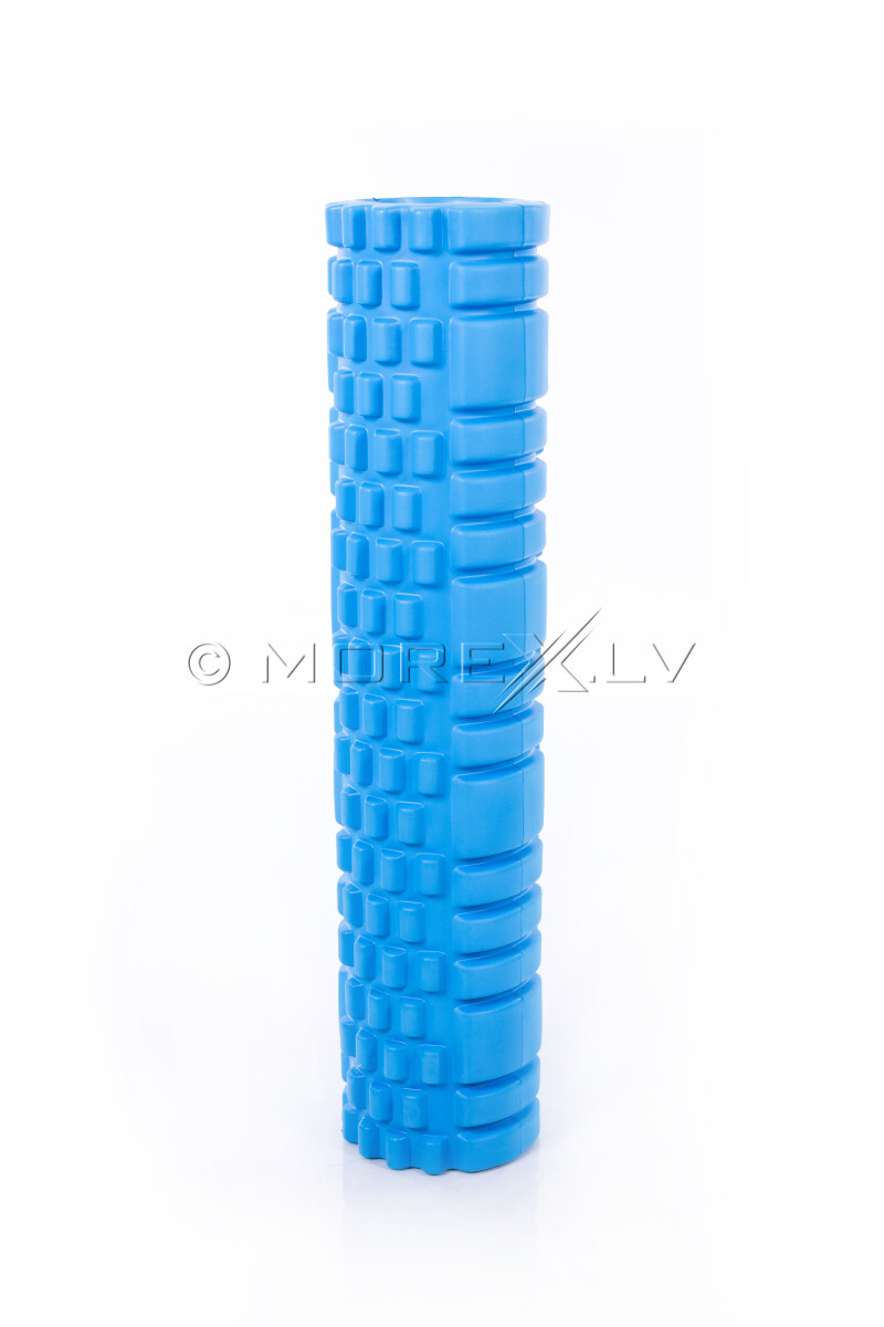 Massage Foam Roller Yoga Roller 14x62cm, sinine