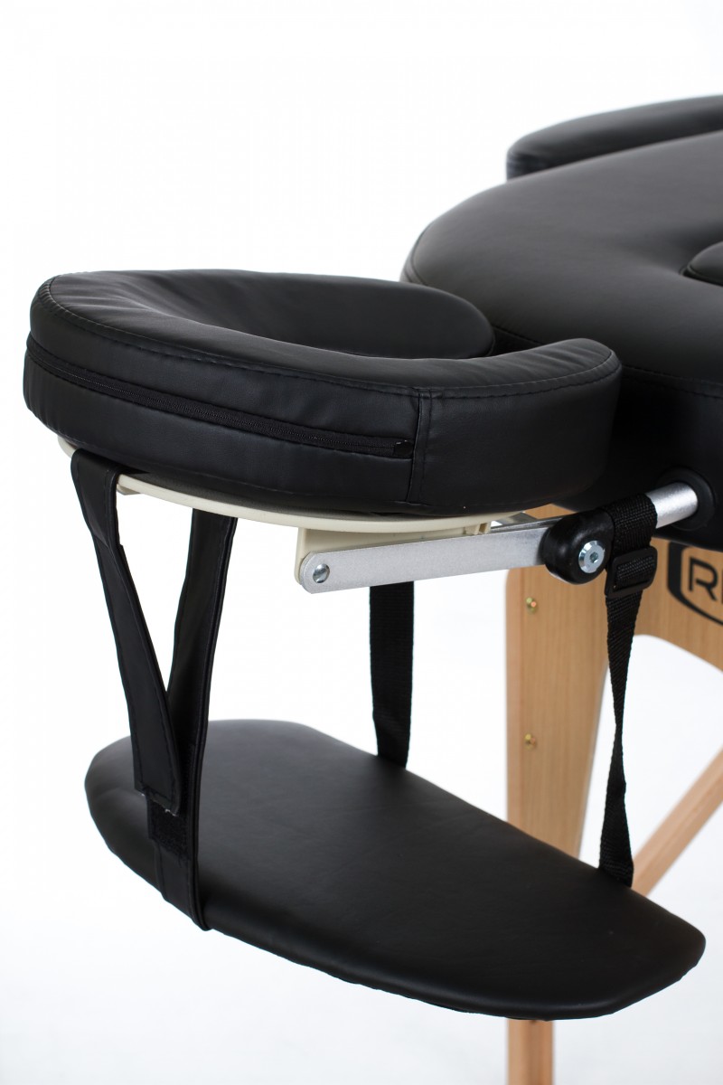 Kokkupandav massaažilaud RESTPRO® VIP OVAL 3 Black
