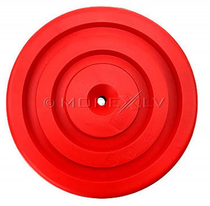 Пластмассовые дисковые качели Тарзанка Ø28 cm, КВТ, красные