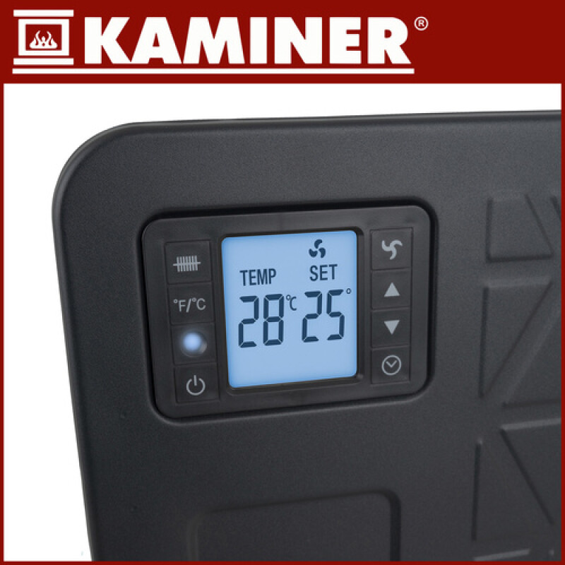 Elektriline konvektsiooni soojendus 1000W / 1300W / 2300W taimeriga, must
