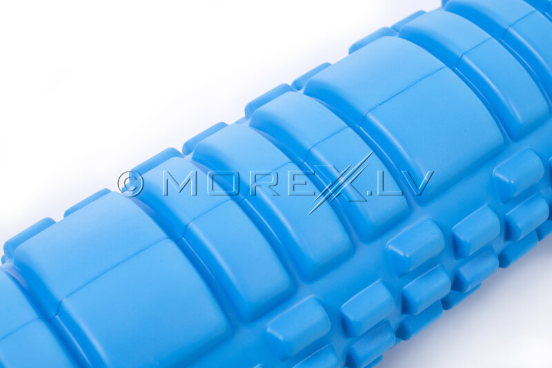 Massage Foam Roller Yoga Roller 14x62cm, sinine