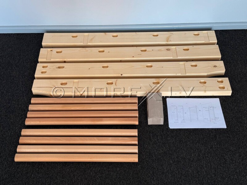 Puidust Rootsi sein RESTPRO® WOOD 230x65 cm - used for one photo shoot!