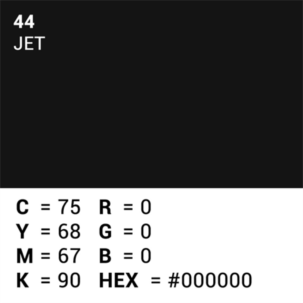 Фотофон бумажный Superior 44, 1.35x11 м, чёрный