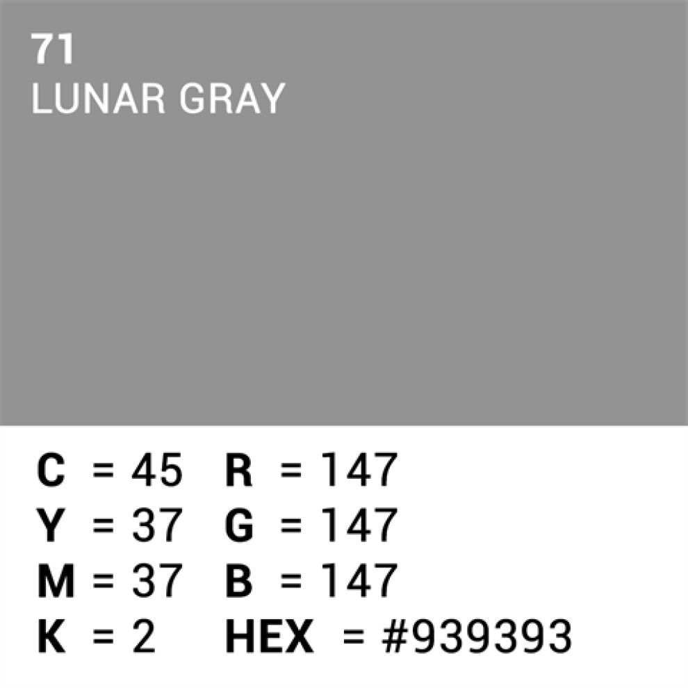 Superior Background Paper 71 Lunar Gray 1.35 x 11m