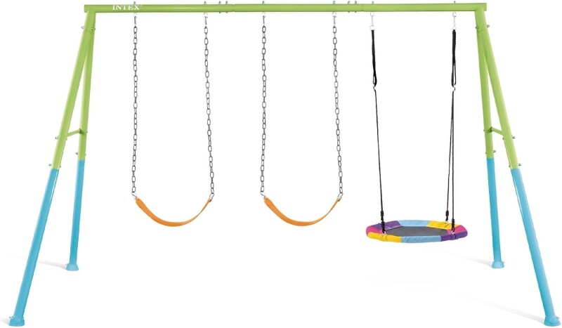 Детская площадка с качелями гнездо (3in1) Ø 81 см, Intex 44133