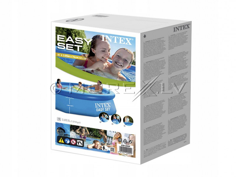 Täispuhutav bassein Intex Easy Set 305х76 cm, filterpumba (28122)