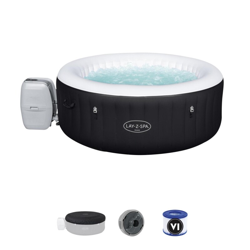 Bestway LAY-Z-SPA Miami AirJet 60001 bassein - mullivann 2-4 inimesele (60001)