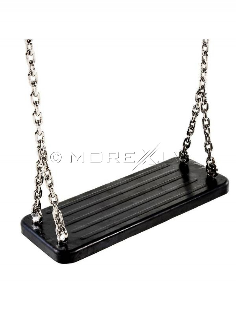 Rubber seat swing with chains КВТ Traditional 45x18cm