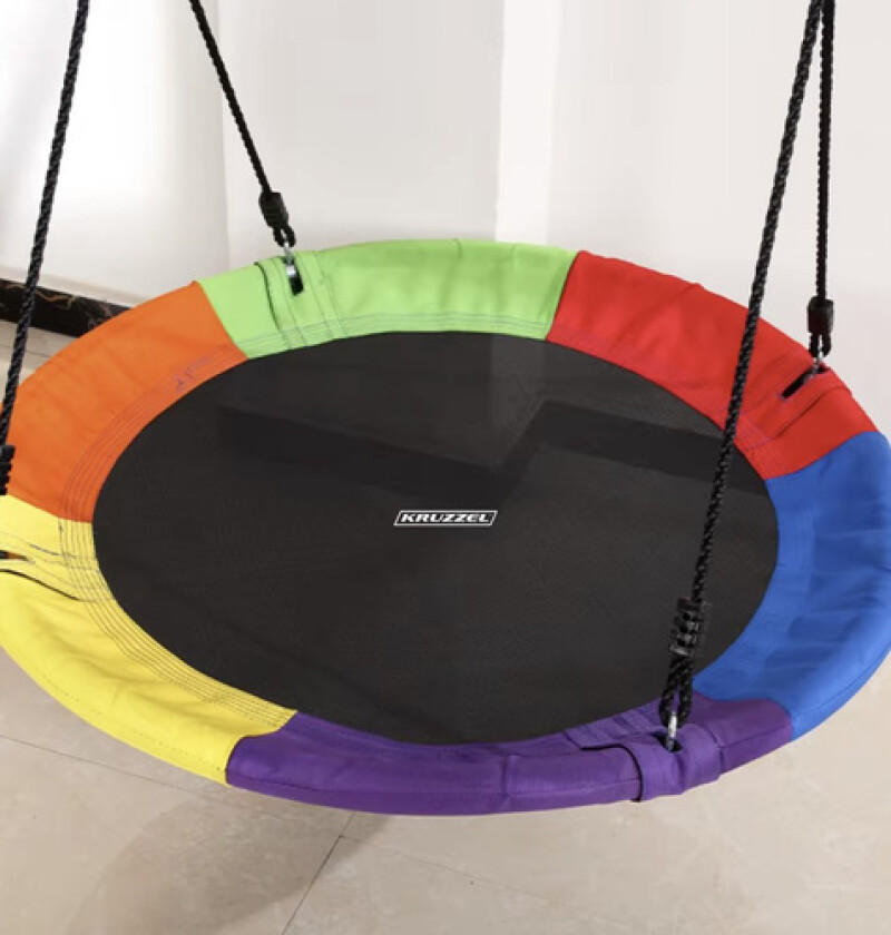 Laste Kiigekure pesa Ø 100 cm, mitmevärviline