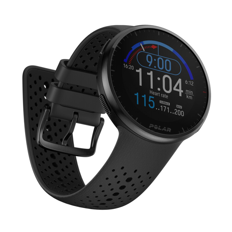 Spordikell POLAR PACER PRO GREY & BLACK, S-L