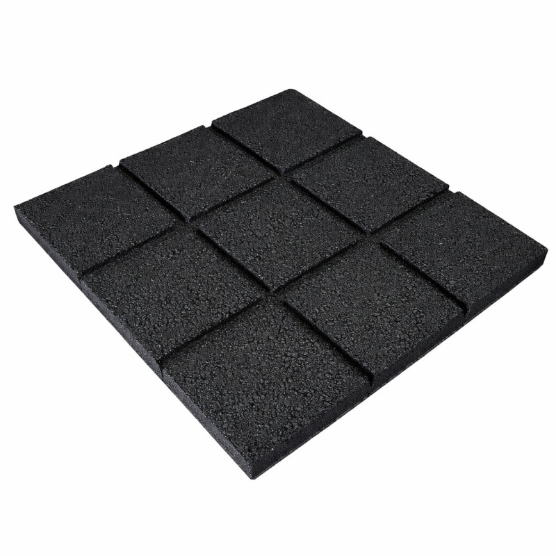 Резиновая защитная плитка KBT 50x50x4,5см 4 шт., зелёный
