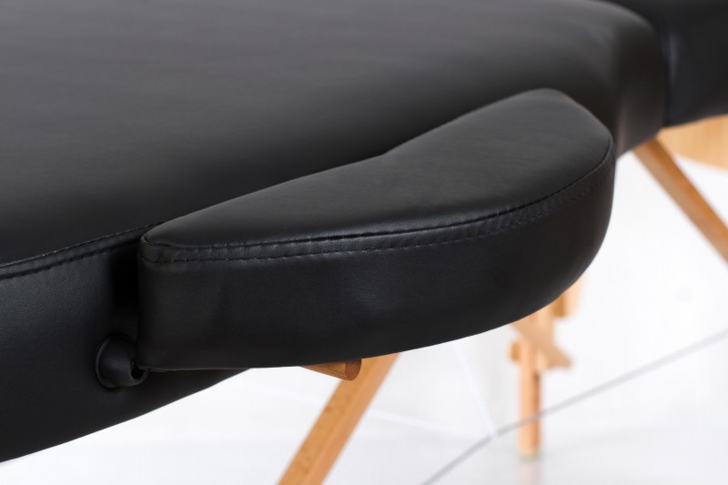 Kokkupandav massaažilaud RESTPRO® VIP OVAL 3 Black