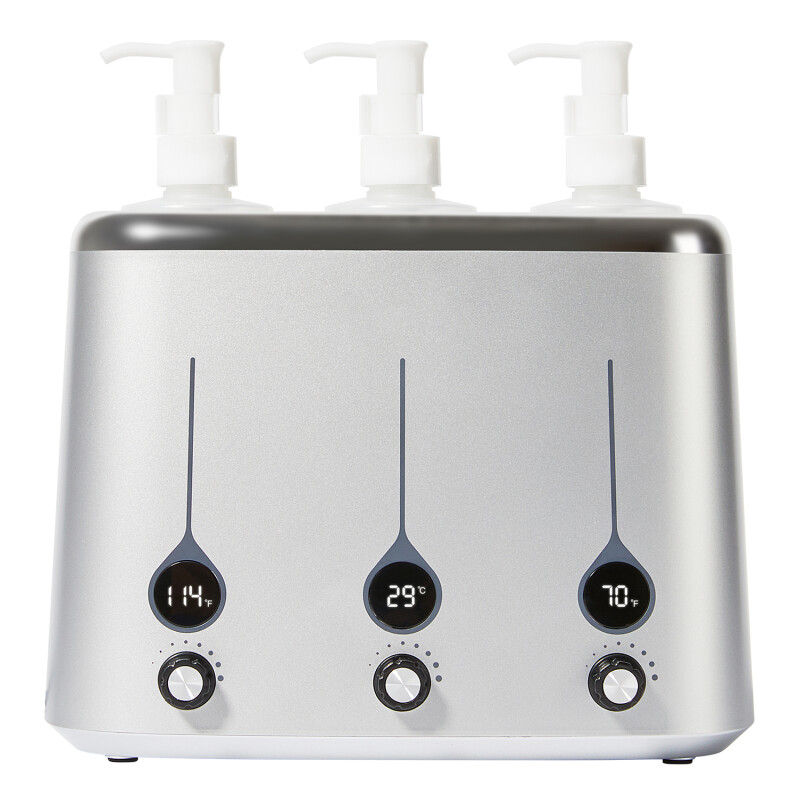 Single Bottle Massage Oil Heater GEN II with three Oil Bottles