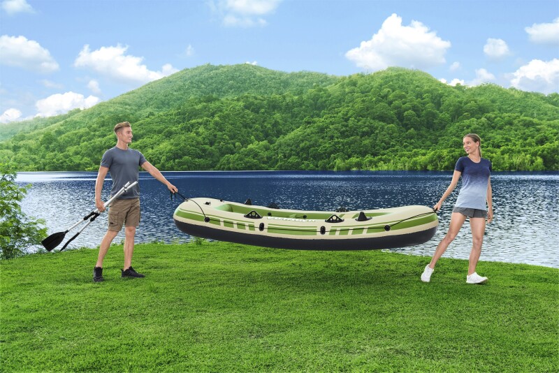 Надувная трехместная лодка Bestway Voyager X3 Raft, 294x137x46 cm, 65164